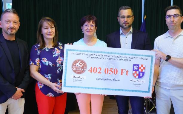 Dunaújváros Kenyere: Kiemelkedő adomány - most az óvodás korú gyermekek javára!